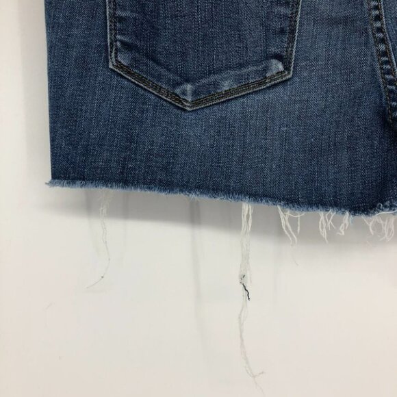 The Castings Aritzia raw  hem denim shorts 32 - Picture 8 of 13